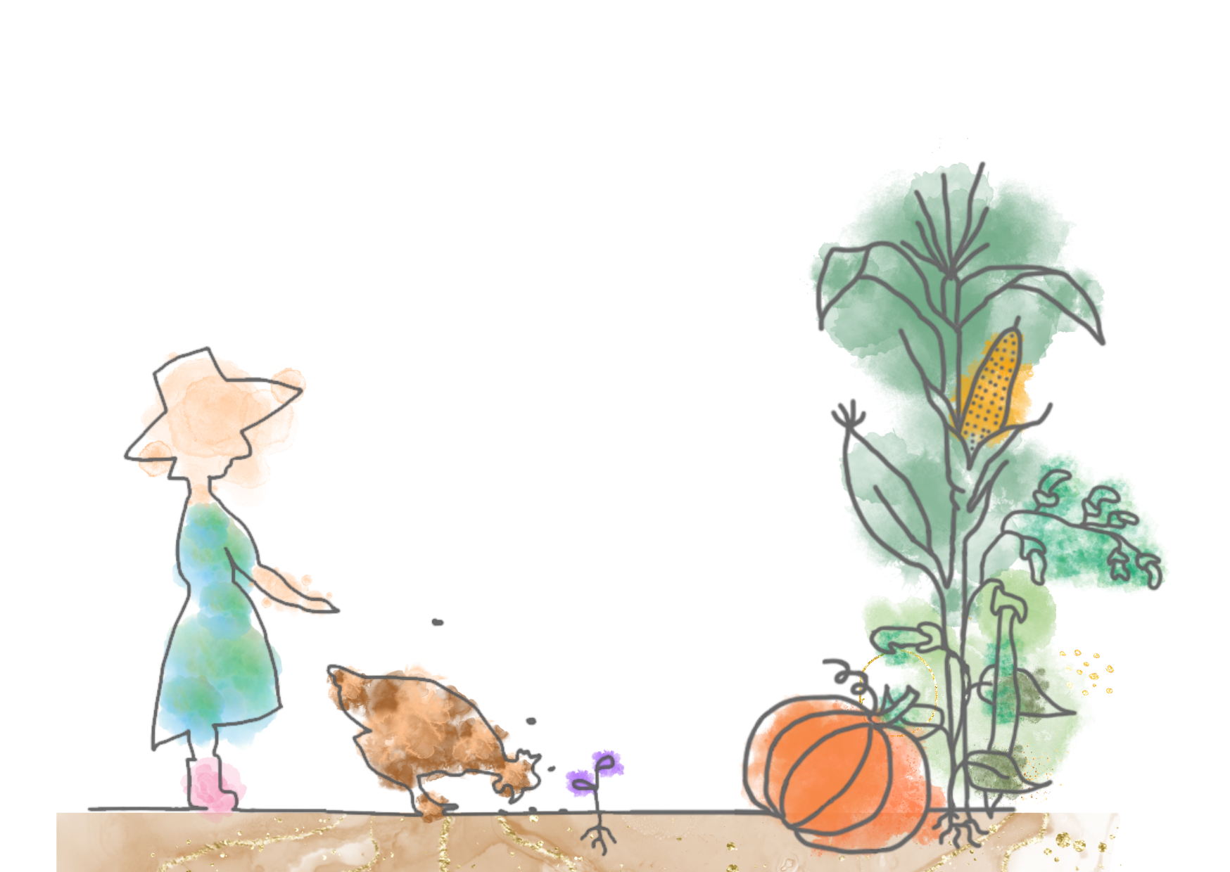 Aux jardins des jeunes pousses